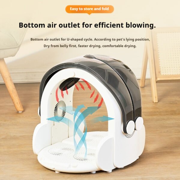 Folding pet dryer  | Professional Pet Dryer for Home Use | Fast & Quiet Drying | Shop Now UK