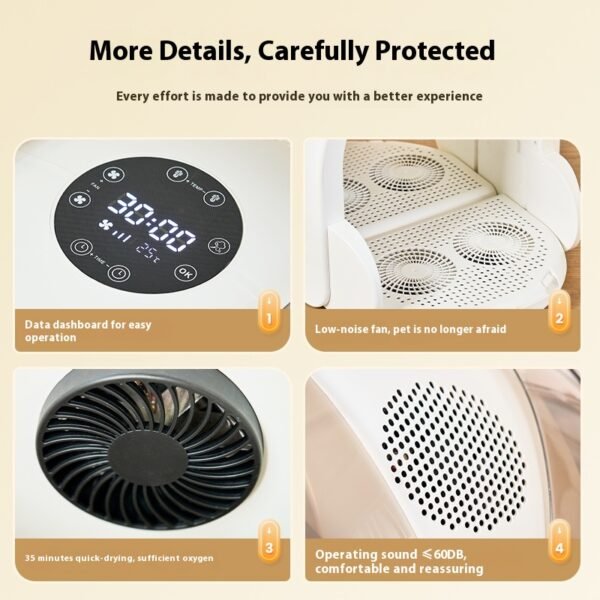 Folding pet dryer  | Professional Pet Dryer for Home Use | Fast & Quiet Drying | Shop Now UK